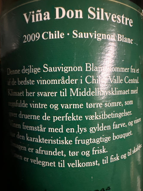 Färsk Sauvignon Blanc från Chile 2023