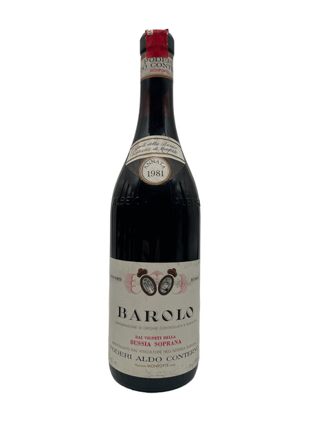 Barolo 1981 Aldo Conterno Bussia Sopran