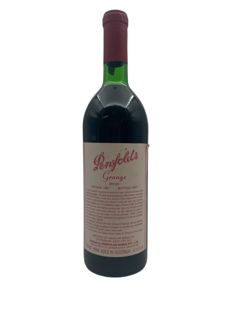 Penfolds Grange bin 95 1981