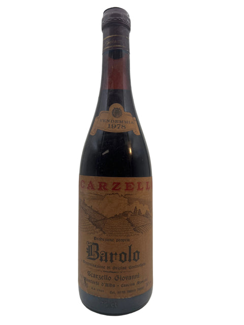 Cascina Mosconi Barolo Scarzello Giovanni 1978
