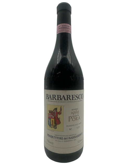 Vigneti i Pora Barbaresco Riserva 1999