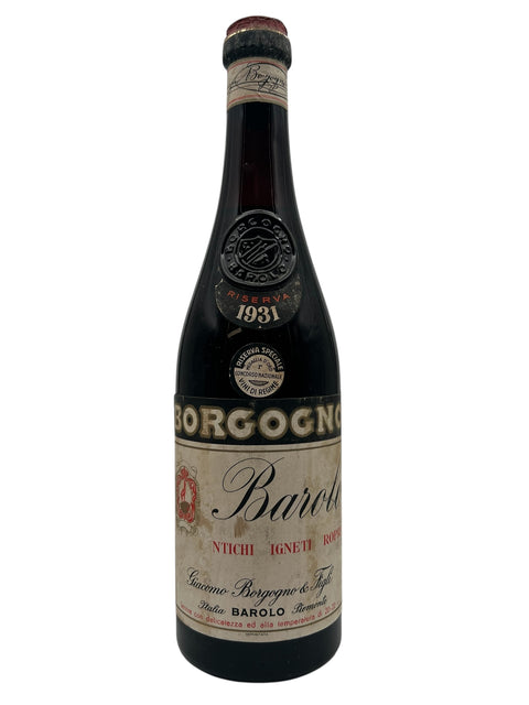 Barolo Piemonte Giacomo Borgogno &amp; Figli 1931 Riserva