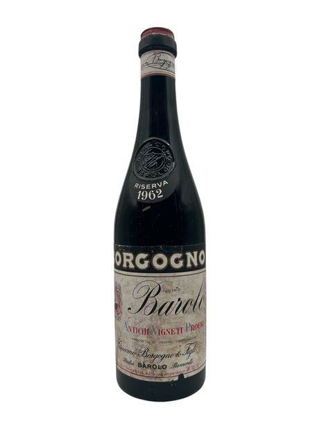 Barolo Riserva 1962 vinflaska från Borgogno