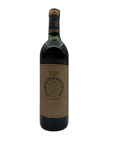 Flaska Château Gruaud Larose 1983 rött vin