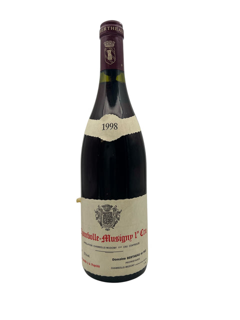 Flaska Chambolle-Musigny 1er Cru 1998 från Domaine Bertheau