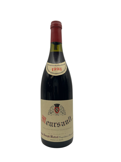 Flaska Meursault Domaine Joseph Matrot 1998 rött vin