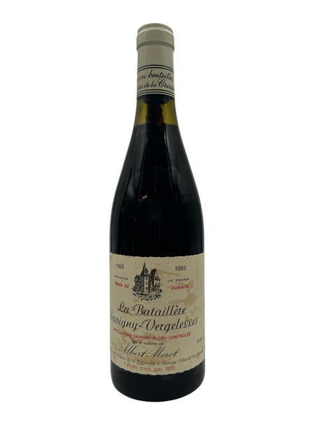 Flaska La Bataillère Albert Morot 1993 rött vin