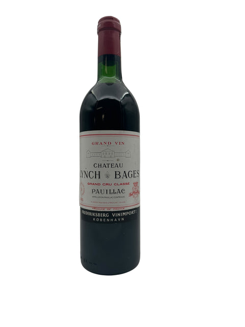 Chateau Lynch Bakes 1984 rödvinsflaska från Pauillac