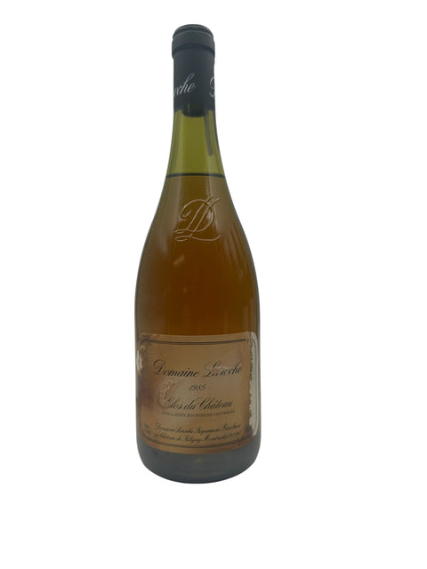 Flaska Clos du Château Domaine Laroche 1985 vitt vin