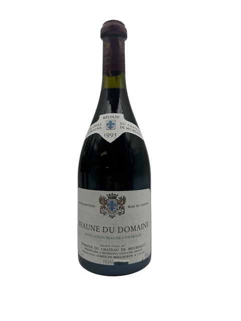 Flaska rött vin från Beaune du Domaine Château de Meursault 1995