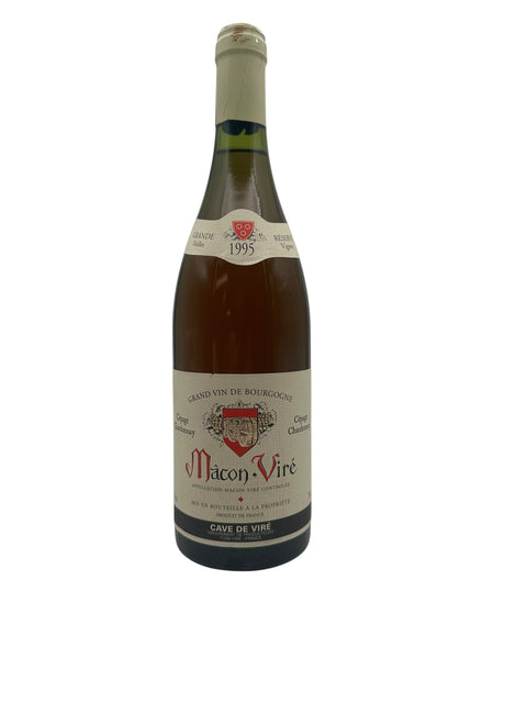 Flaska Mâcon-Viré Cave de Viré 1995 vitt vin