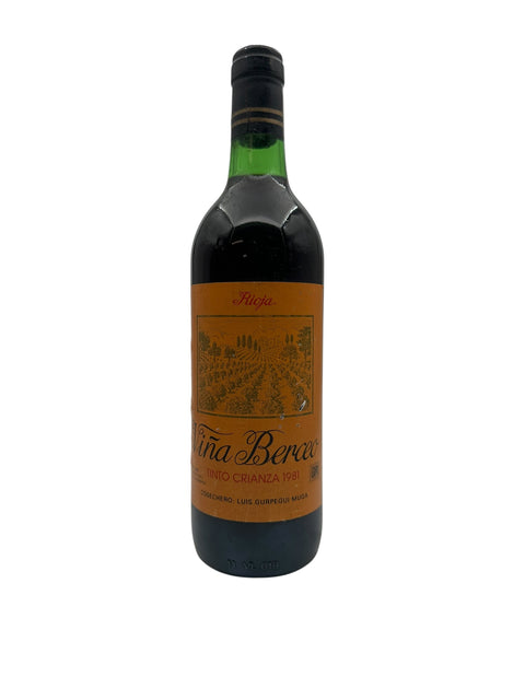Viña Berceo 1981 rött vin från Luis Gurpegui Muga