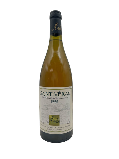 Saint Véran Merlin 1998 vitvinsflaska