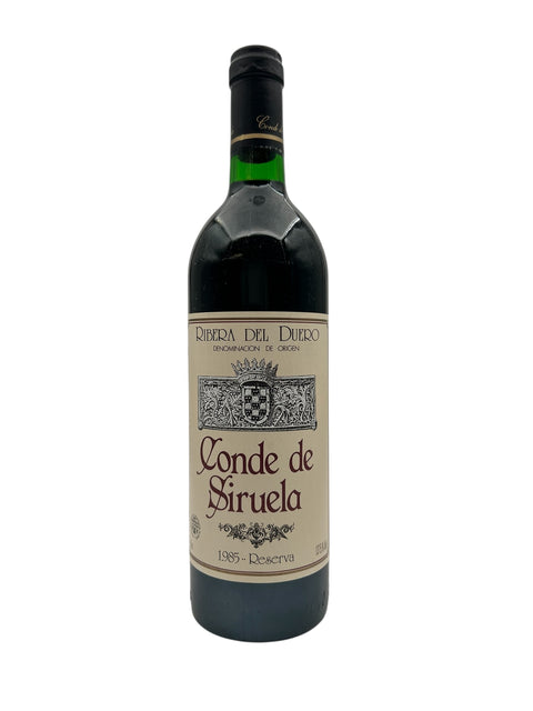 Flaska Conde de Siruela rött vin 1985 från Ribera del Duero