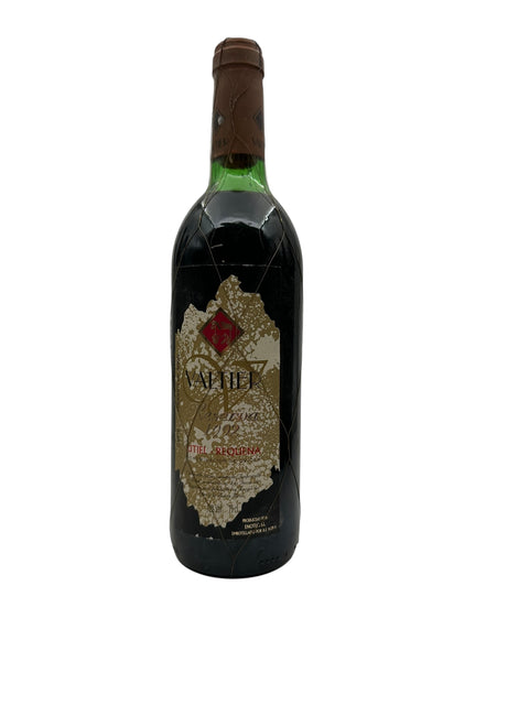 Flaska Valier Reserva Utiel Requena rött vin från 1982