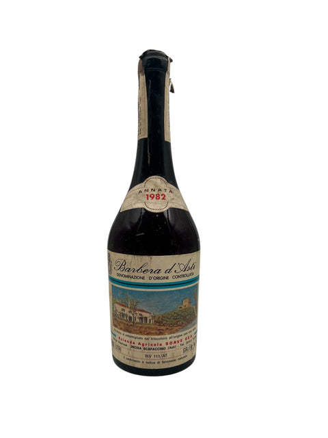 Flaska Barbera d'Asti Incisa Scapaccino 1982