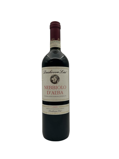 Flaska av Duchessa Lia Nebbiolo d'Alba 2008