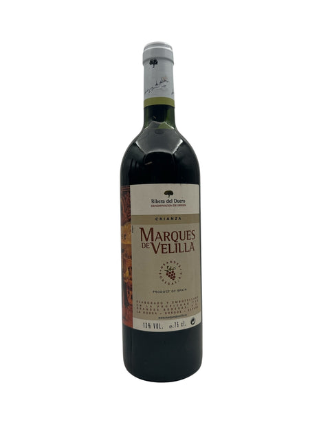 Flaska Marques de Velilla 2018 från Ribera del Duero