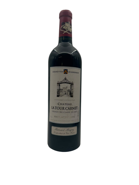 Flaska Château La Tour Carnet 2003 rött vin