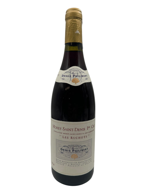 Flaska Morey-Saint-Denis Denis Philibert rött vin från 1987