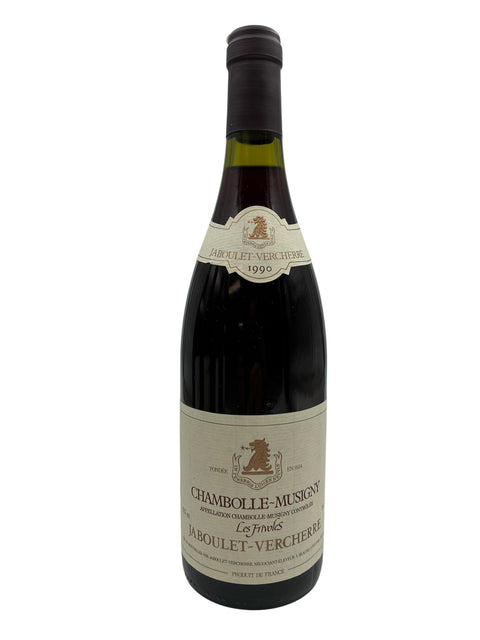 Flaska Chambolle-Musigny Jaboulet-Vercherre 1990 rött vin