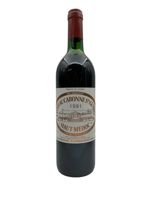 Flaska Château Caronne Ste Gemme 1991 rött vin