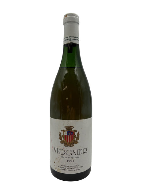 Viognier vitt vin från A. Segurant årgång 1991