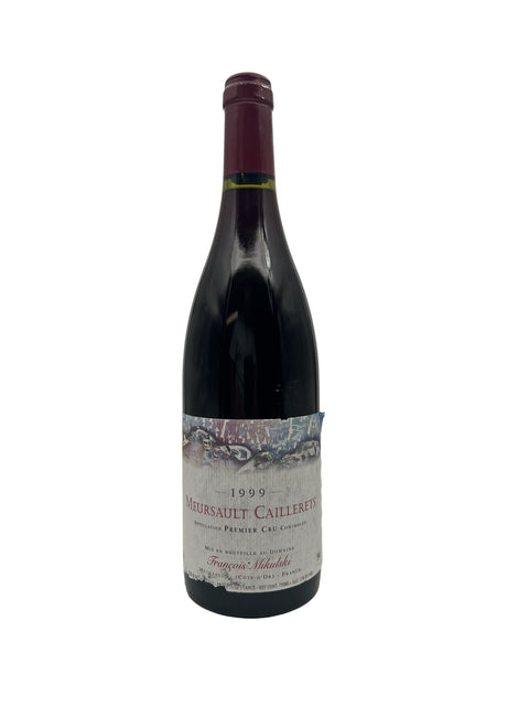 Flaska Meursault Caillerets François Mikulski 1999 vitt vin