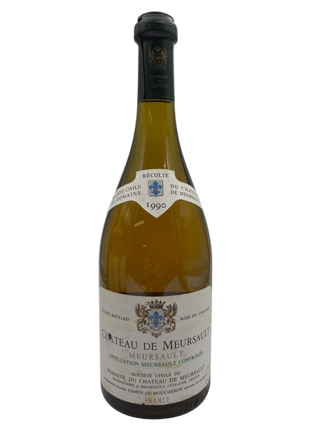 Flaska Meursault Château de Meursault 1990 vitt vin