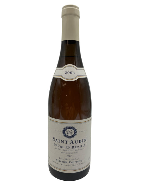 Flaska Saint-Aubin Michel Coutoux 2004 vitt vin