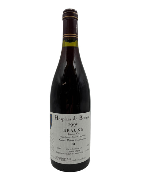 Hospices de Beaune Gabriel Leiser 1990 rödvinsflaska