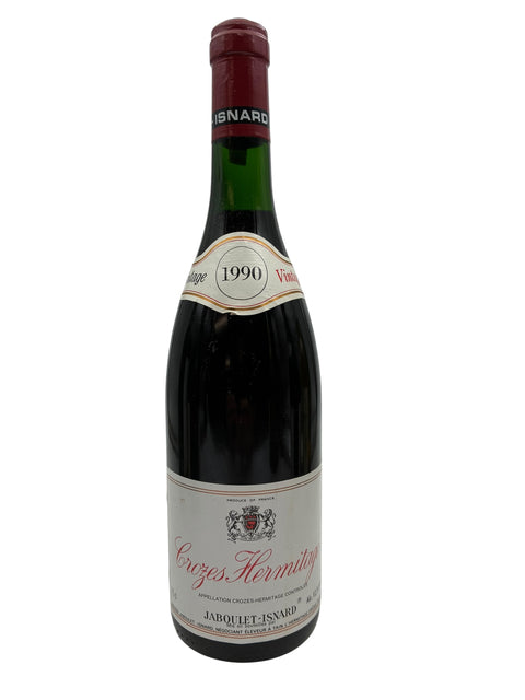 Flaska Crozes Hermitage Jaboulet Isnard 1990 rött vin