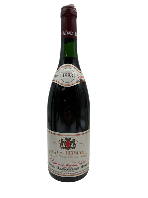 Flaska Crozes Hermitage Paul Jaboulet Aîné 1993 rött vin