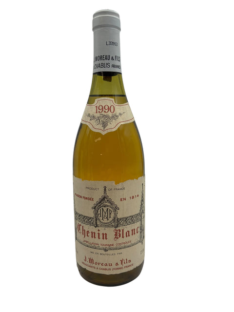 Chenin Blanc J Moreau & Fils 1990 flaska
