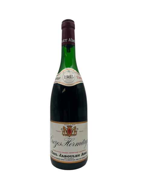 Flaska Crozes Hermitage Paul Jaboulet Aîné 1985 rött vin