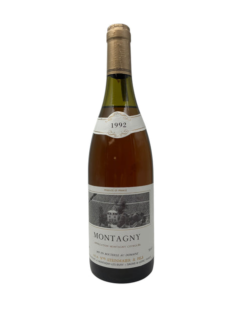 Flaska Montagny VVB Steinmaier 1992 vitt vin