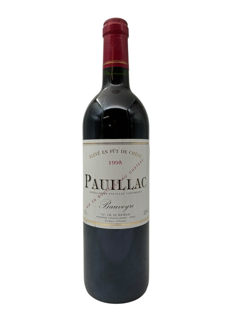 Flaska Pauillac Bauvoye 1995 rött vin från Bordeaux