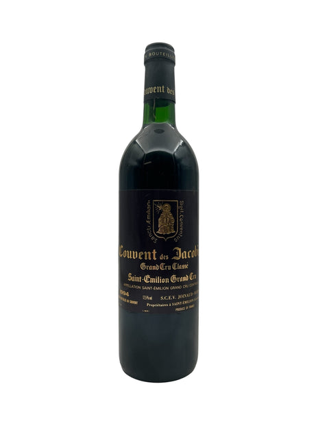 Flaska Couvent des Jacobins 1994 Saint-Émilion Grand Cru rött vin