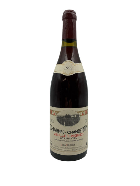 Flaska Charmes-Chambertin Jacky Truchot 1997 Grand Cru rött vin