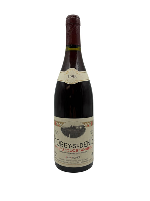 Flaska Morey-St-Denis Clos Sorbes rött vin från 1996