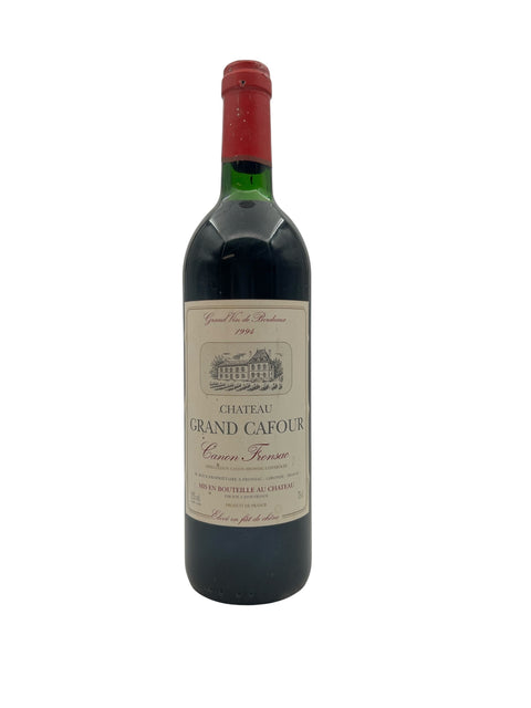 Flaska Grand Cafour Chateau 1996 rött vin
