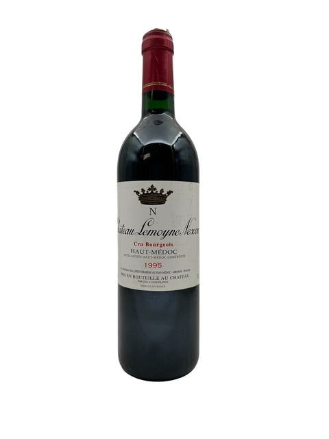 Flaska rött vin från Chateau Lemoyne Nexon 1995