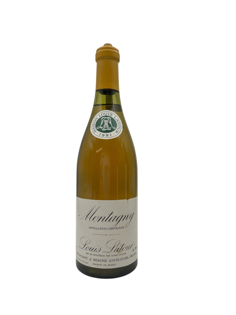 Flaska Montagny Louis Latour 1991 vitt vin