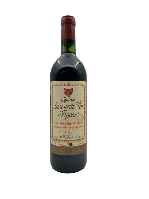 Flaska Château La Tour du Pin Figeac rött vin från 1982
