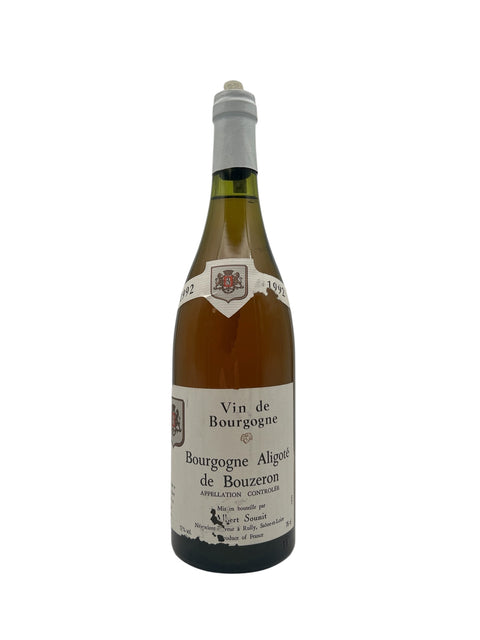 Bourgogne Aligoté Bouzeron 1992 vitt vin från Frankrike