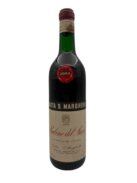 Flaska Rubino del Pò Cantine S Margherita årgång 1962