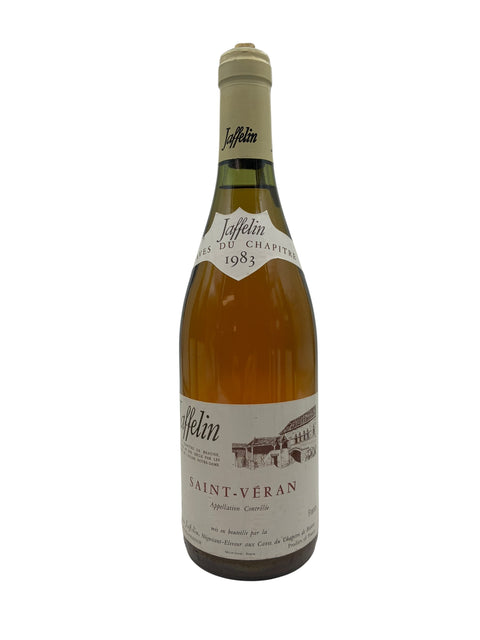 Flaska Saint-Véran Jaffelin 1983 vitt vin