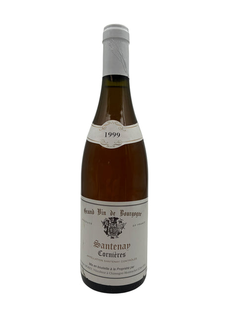 Flaska Santenay Cornieres Monnet 1999 vitt vin