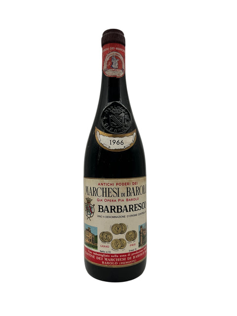 Barbaresco-vin från Marchesi di Barolo årgång 1966