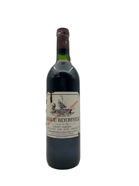 Flaska av Château Beychevelle 1983 från Saint-Julien